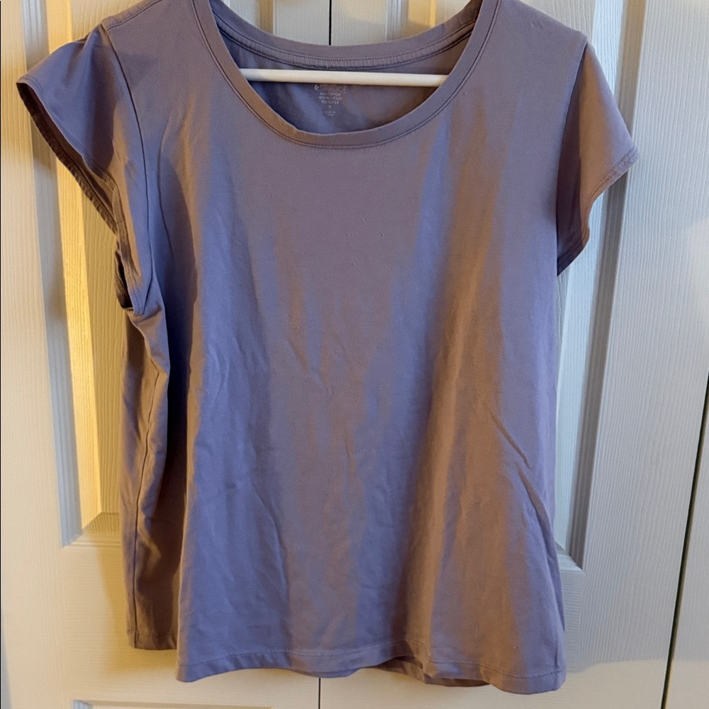Market & Spruce Lavender Short Sleeve Top